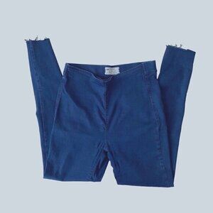 Free People Denim Jennings Raw Hem Pull On SZ 28